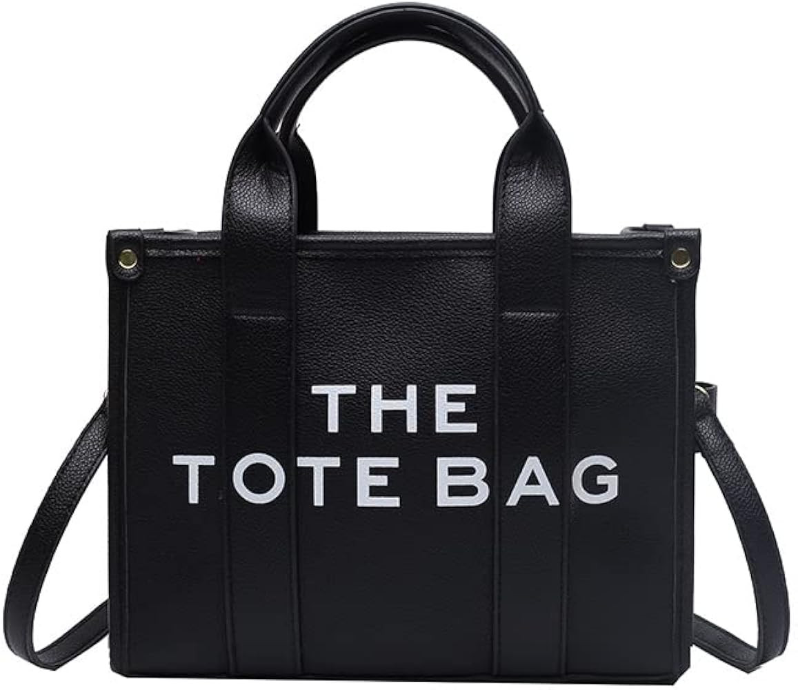 NEGBIU Tote Bags for Women, Leather Mini Tote Bag with Zipper, Shoulder/Crossbody/Handbag(11 * 8.... | Amazon (US)