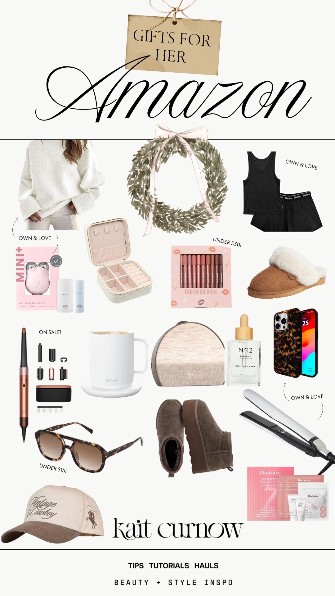 Amazon gifts for her 🎄🤍✨

#LTKCyberWeek #LTKHoliday #LTKGiftGuide