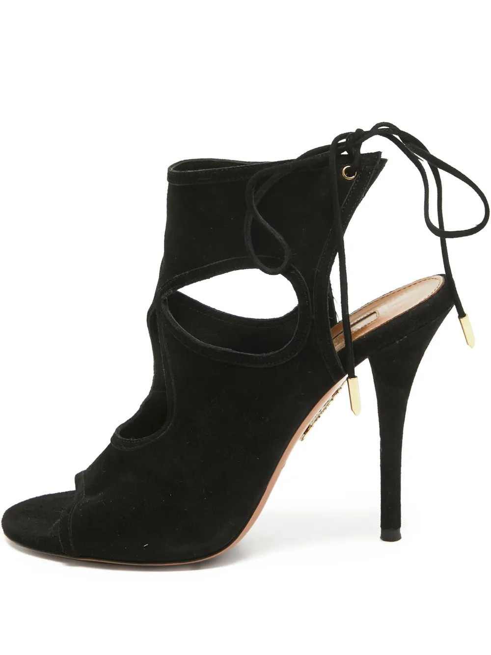 Aquazzura pre-owned 115mm Sexy Thing sandals - Black | Farfetch Global