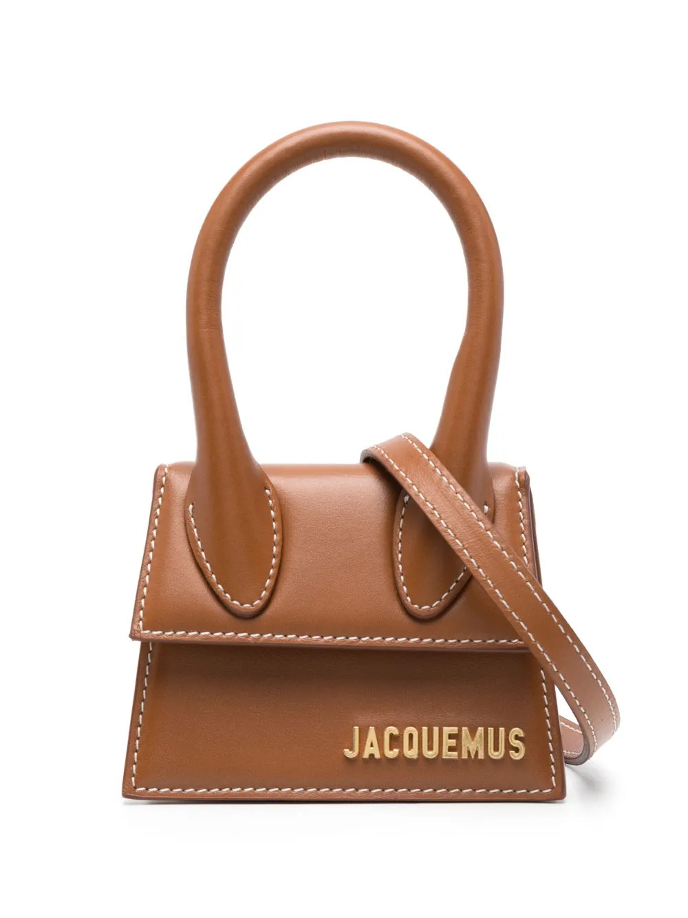 Jacquemus Le Chiquito Leather Mini Bag | Brown | FARFETCH CA | Farfetch Global