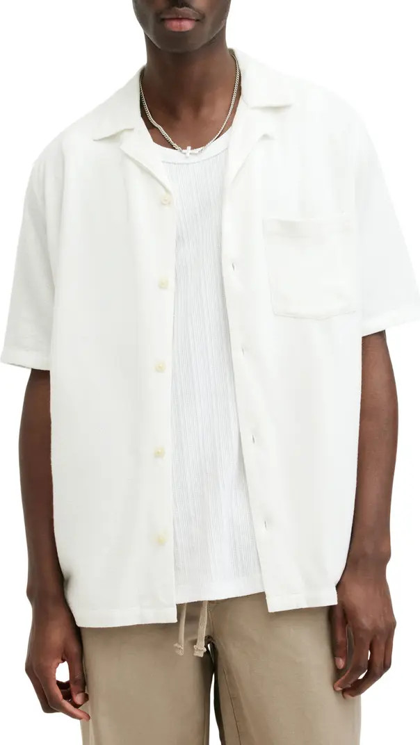 AllSaints Cudi Camp Shirt | Nordstrom | Nordstrom