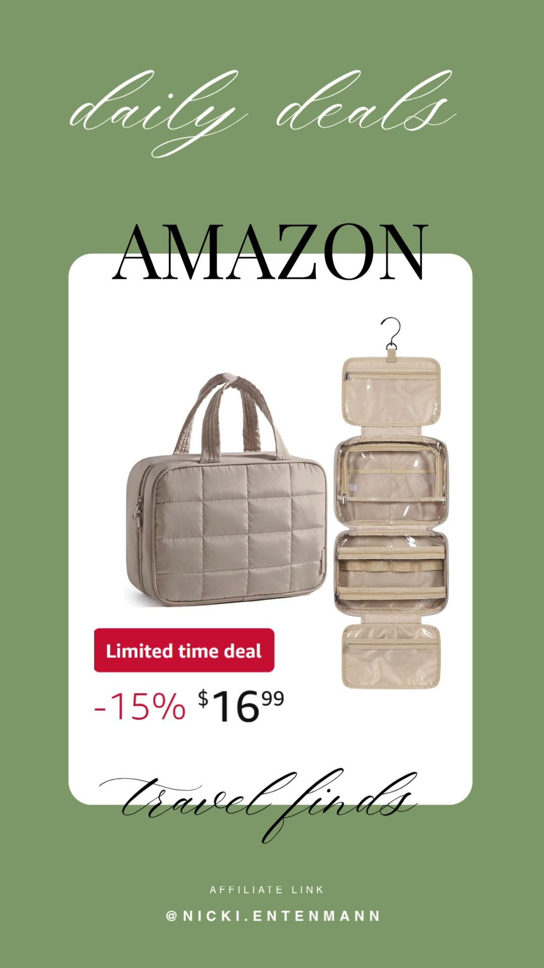 This BAGSMART travel toiletry bag brings cheerful organization and effortless convenience to everyday journeys with stylish flair. #BAGSMART #TravelToiletryBag #TravelEssentials #OrganizedLiving #SmartStorage #DailyTravel #LifestyleGear #ModernTraveler #PackingMadeEasy #JourneyReady ✈️🧳✨
 

 #LTKdayinmylife #LTKHome #LTKTravel