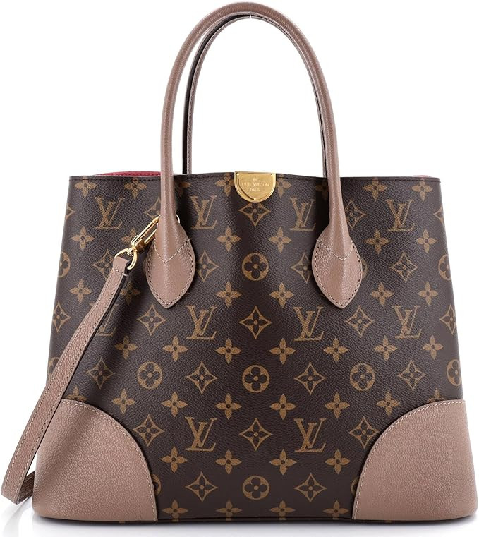 Amazon.com: Louis Vuitton, Pre-Loved Flandrin Handbag Monogram Canvas and Leather, Brown : Amazon... | Amazon (US)