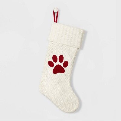 Knit Paw Christmas Stocking - Wondershop™ | Target