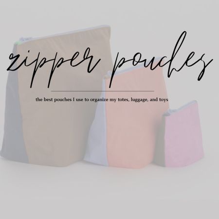 organizational bags. zipper bags for totes and for organizing. toy and snack organization. 
//
zipper pouches 
make up bags
mom hacks 
Mom style 


#LTKtravel #LTKkids #LTKhome