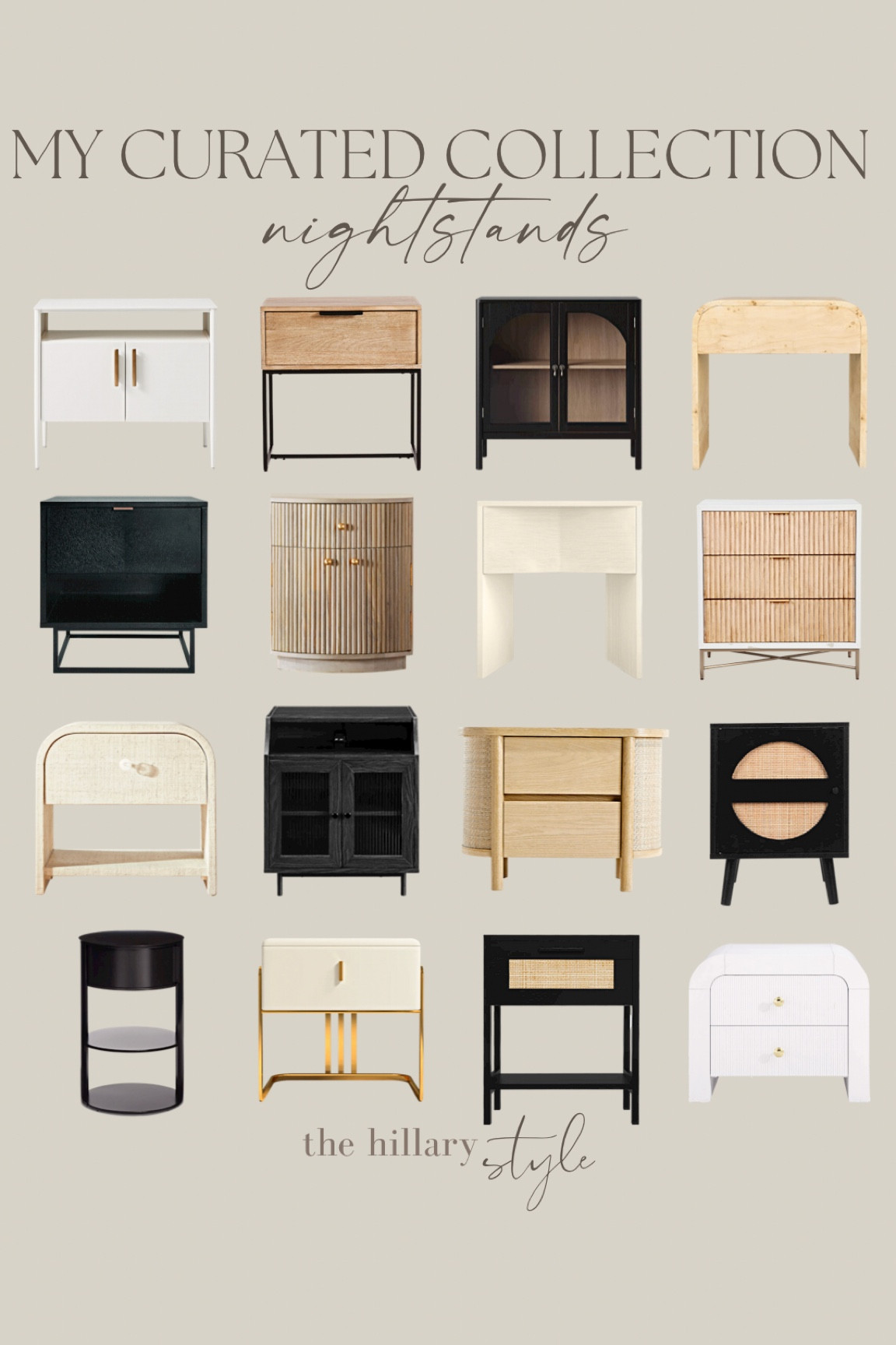 My Curated Collection of Nightstands. 

Nightstand, Bedside Table, Contemporary, Modern, Mod Century Modern, Fluted Furniture, Cane Furniture, Gold Accents, CB2, Crate and Barrel, Target Furniture, Amazon Finds, Amazon Furniture, Found It on Amazon, West Elm, Wayfair 

#LTKfamily #LTKhome #LTKFind