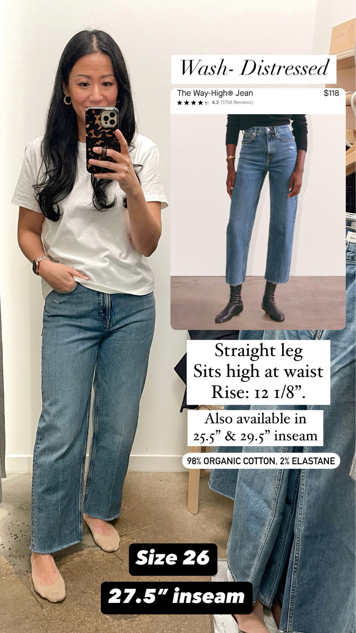 Sized up to medium in tee
Size 26 jeans

Everlane The way-high jeans


#LTKFindsUnder100 #LTKSaleAlert #LTKOver40