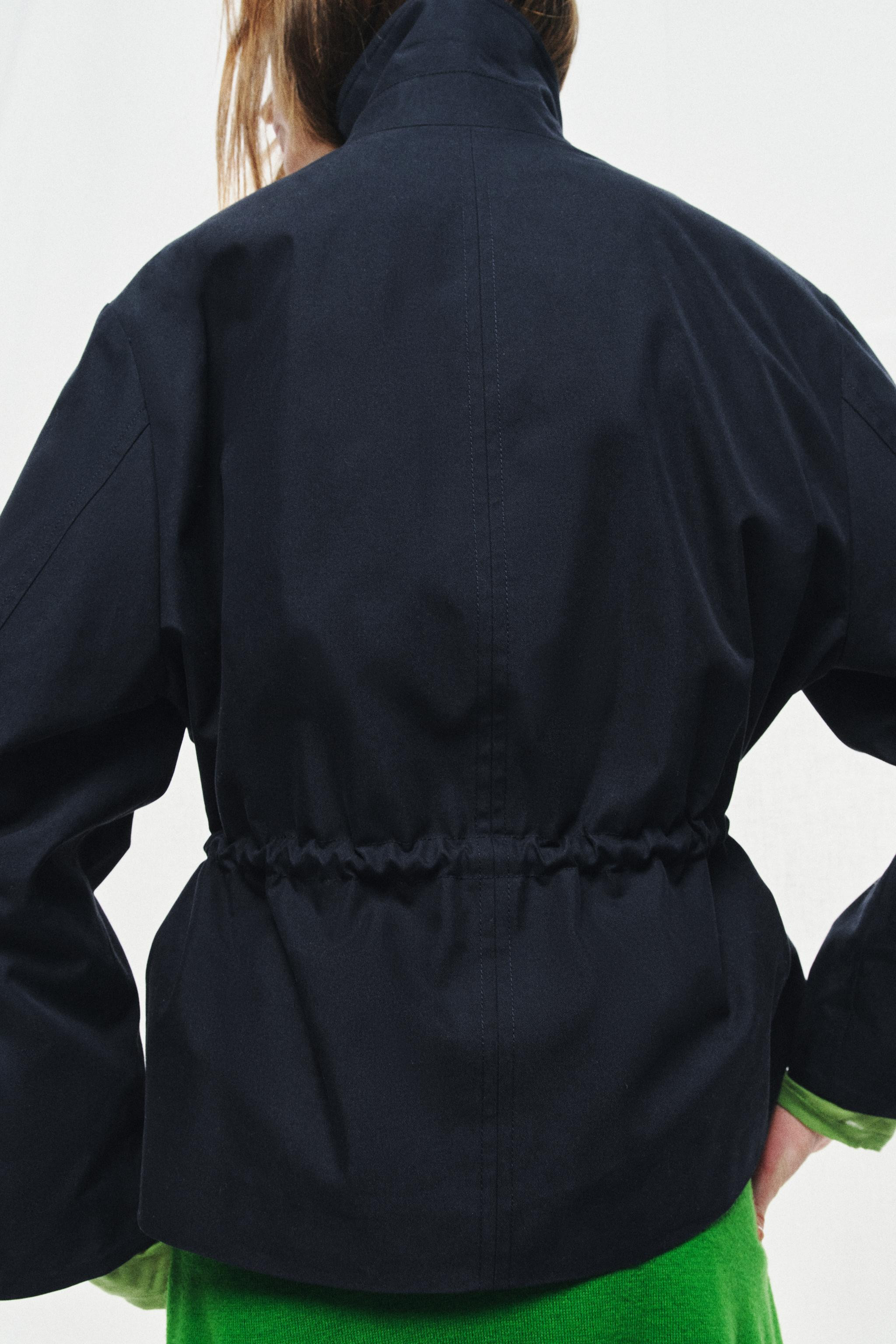 PARKA WITH TAB ZW COLLECTION | Zara AU