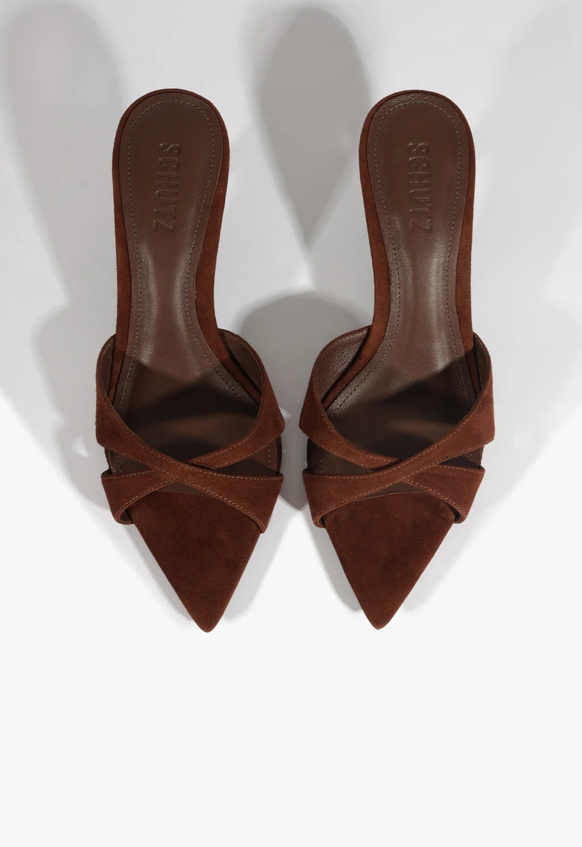 Hilda Leaf Mule Suede Sandal | Schutz (US)