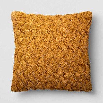 18"x18" Square Chunky Knit Throw Pillow - Threshold™ | Target