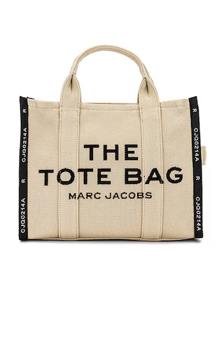 Marc Jacobs The Jacquard Medium Tote Bag in Warm Sand from Revolve.com | Revolve Clothing (Global)
