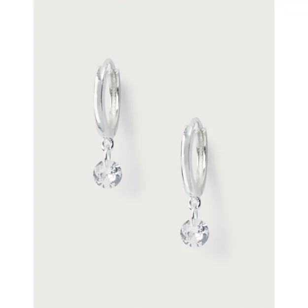Mini Gem Huggie Earrings | The White Company UK & ROW