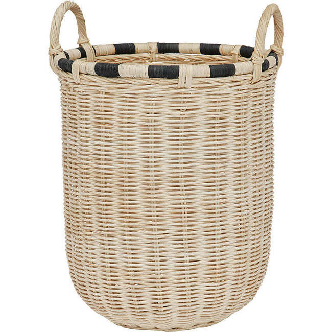 Boo Low Storage Basket, Nature | Maisonette
