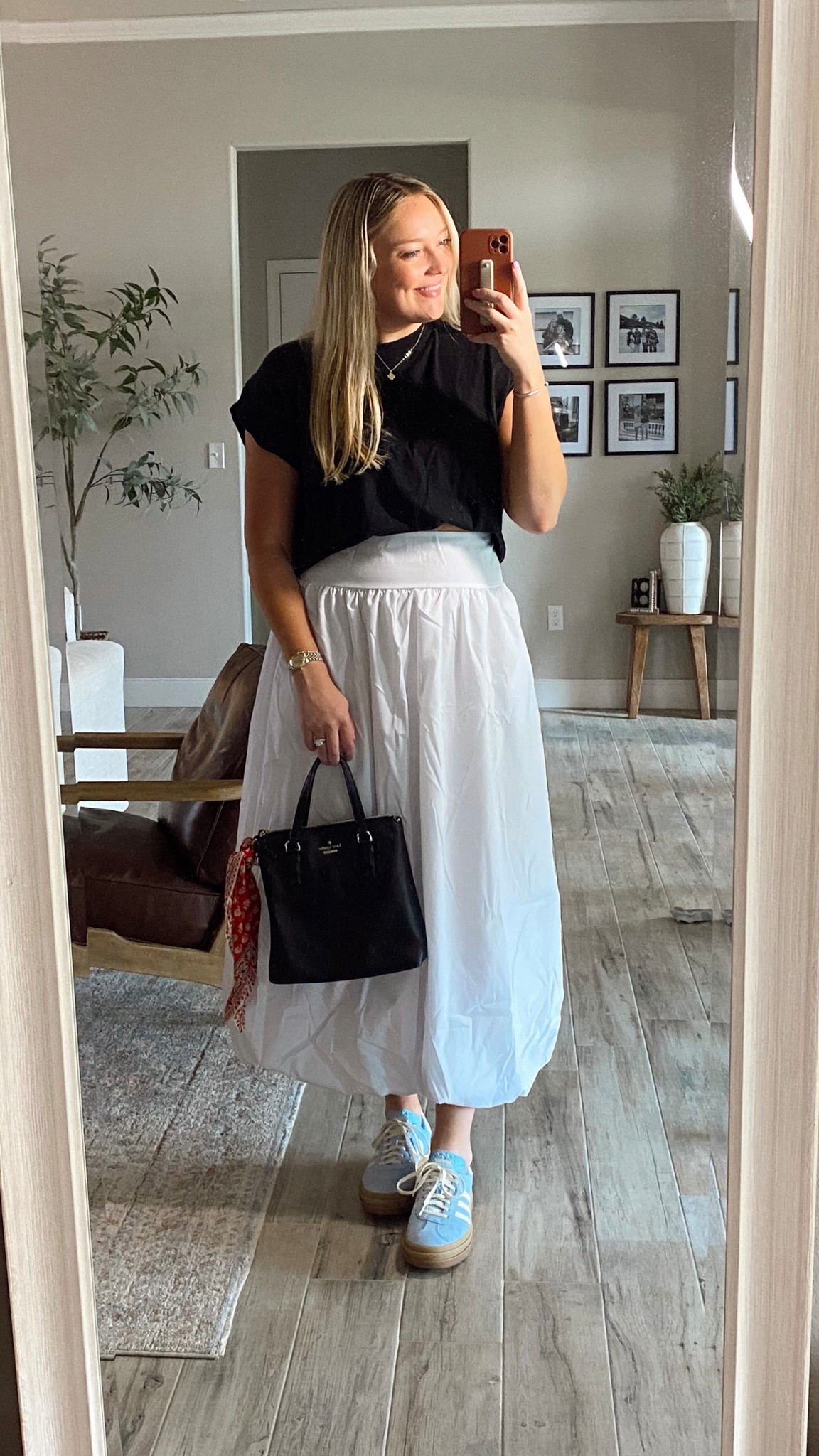 Love this chic outfit! 
Top- L
Skirt- L
Shoes- 8

#LTKFindsUnder100 #LTKStyleTip #LTKFindsUnder50