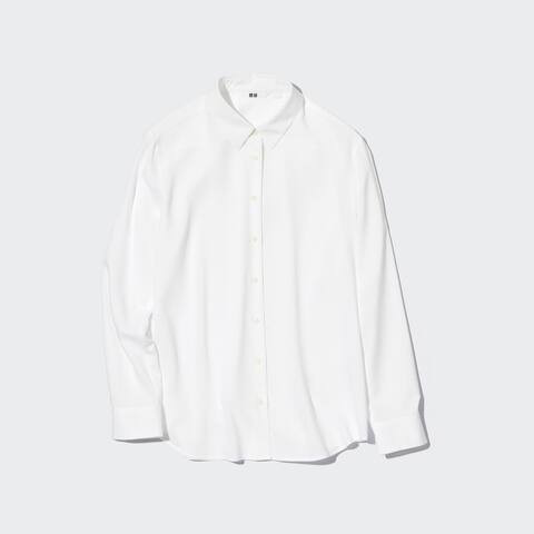 Viscose Long Sleeved Blouse | UNIQLO (UK)