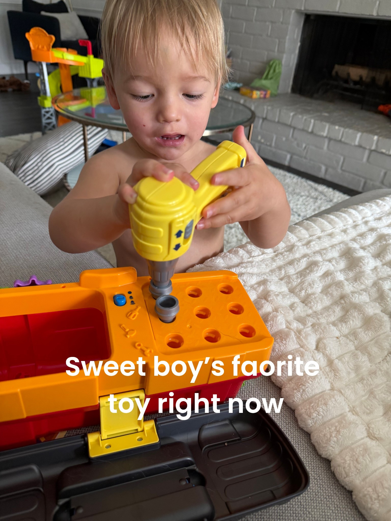 Little man loves this toy! It’s interactive, he can actually hammer and the drill works on grip strength. Such a fan of toys that also work motor skills! 

#LTKBaby #LTKKids #LTKmomlife