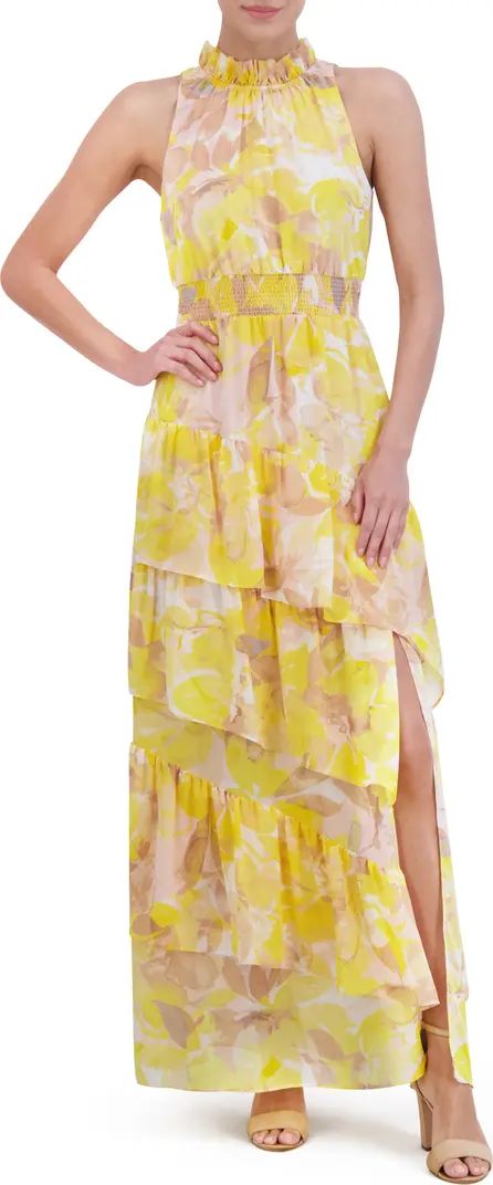 Eliza J Floral Tiered Maxi Dress | Nordstrom | Nordstrom