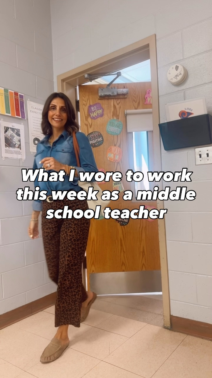 Teacher outfits of the first week of May 
Lots of Amazon! 
My exact bag is Target but sold out in that color so linked the black and similar 

#LTKOver40 #LTKdayinmylife #LTKWorkwear