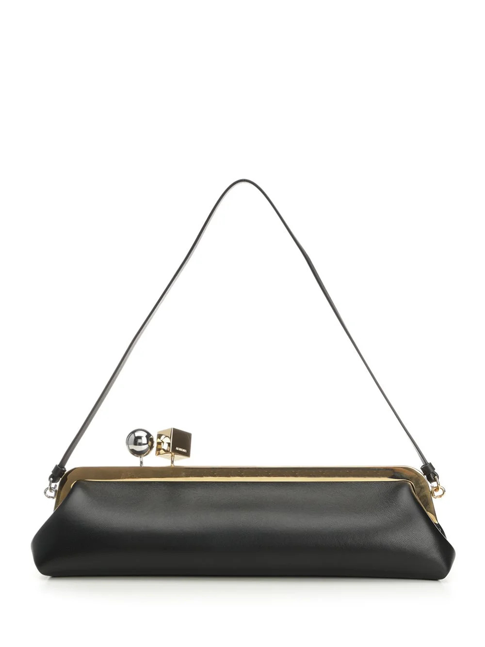 Jacquemus The Salon Logo Detailed Clutch Bag | Cettire Global