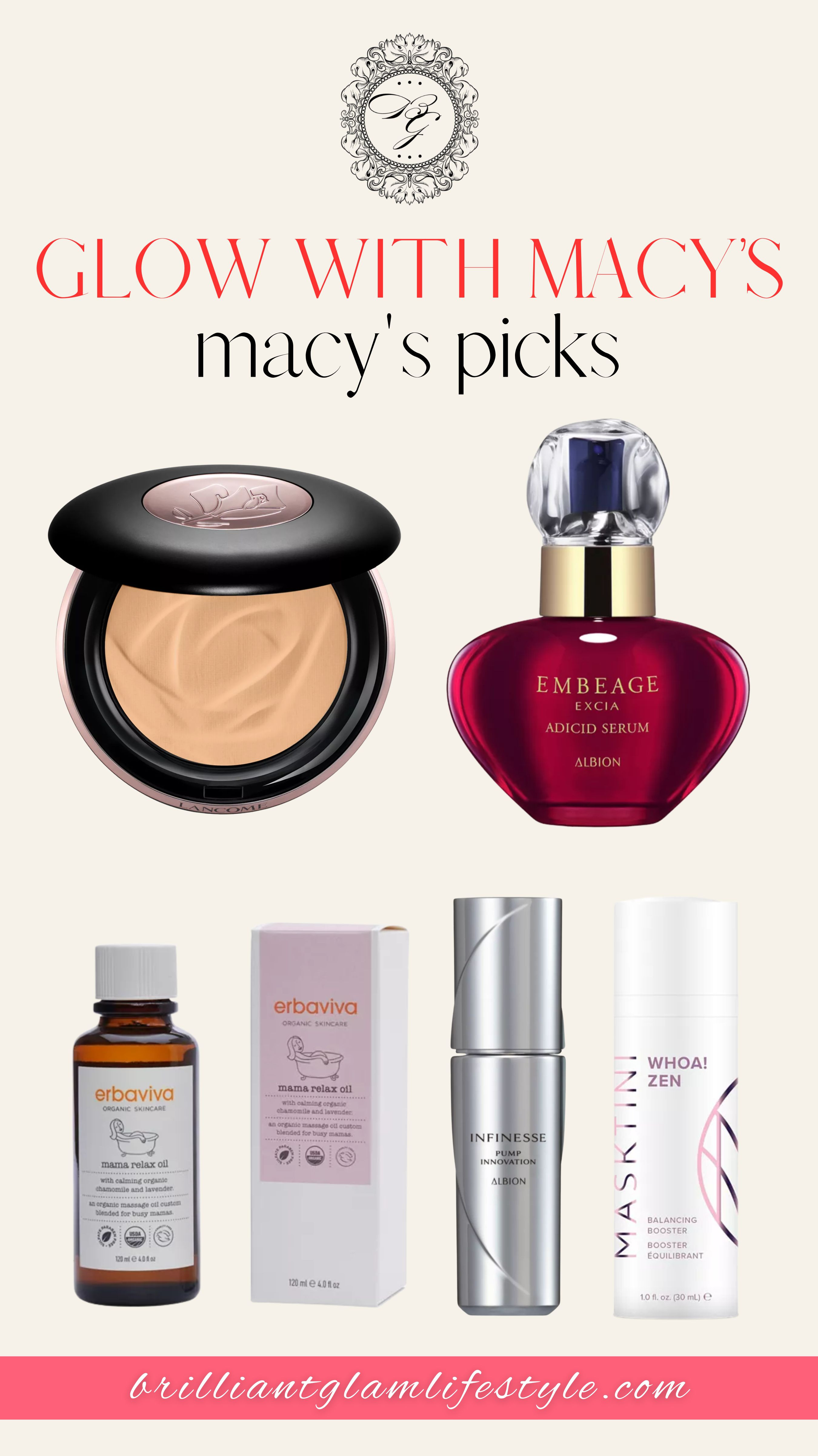 Your one-stop beauty destination — Macy’s ✨
Shop skincare, makeup, and glow-boosting essentials designed to simplify your routine and elevate your look.
#MacysBeauty #BeautyEssentials #GlowRoutine #MakeupEdit #SkincareLovers 

 #LTKselfcare #LTKU #LTKSaleAlert