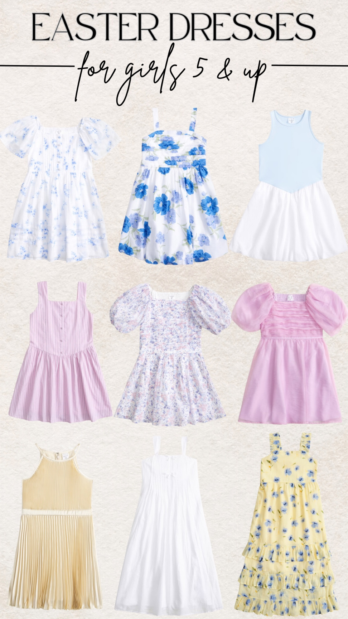 Loving these pretty little Easter dresses for girls 5 & up! All options are under $60 and most come in other pretty patterns and colors 🐣 

#LTKSeasonal #LTKFamily #LTKKids