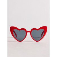 Rainbow Heart Reflective Sunglasses in Red | Torrid (US & Canada)