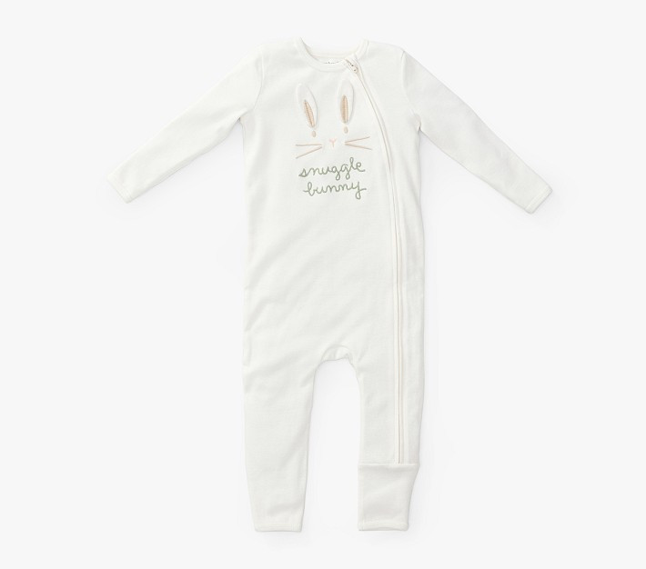 Snuggle Bunny Organic Cotton Baby Pajama | Pottery Barn Kids