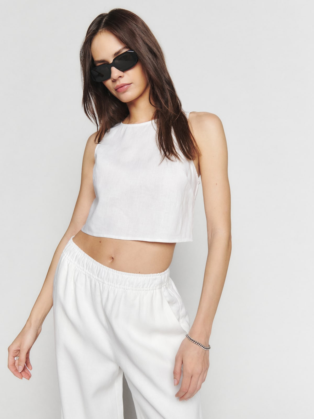 Jacinta Linen Top | Reformation (Global)