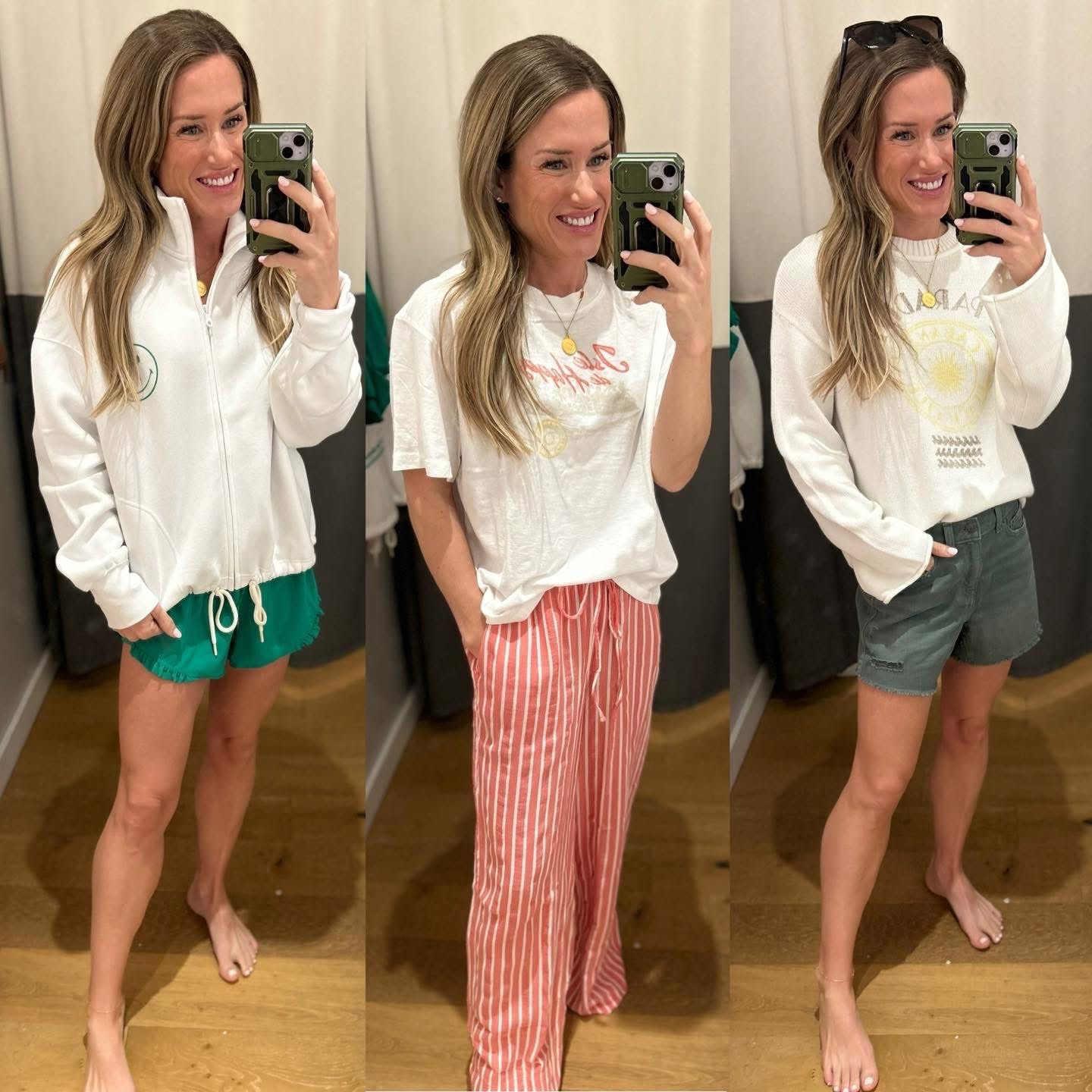 Aerie summer outfits
Aerie shorts
Aerie smiley top 
Beach pants 
Graphic tee 

#LTKxAerie #LTKootd