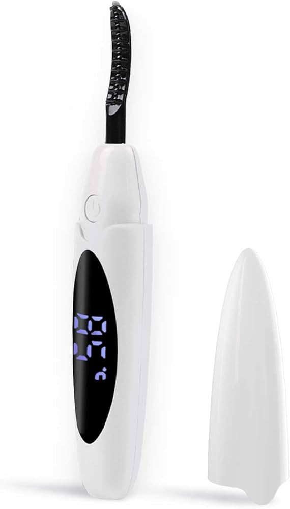 Heated Lash Curler,Heated Eyelash Curler Portable,Heated Eyelash Curler Intelligent Power Off, Ma... | Amazon (US)