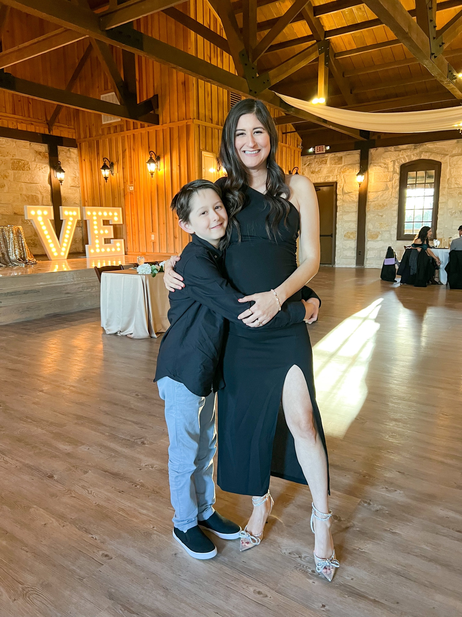 Wedding guest dress. Maternity. Bump friendly. I would size up depending on how far along you are. I am 32 weeks and wearing a small but a medium would have been better fitted. 

#LTKFind #LTKunder100 #LTKwedding