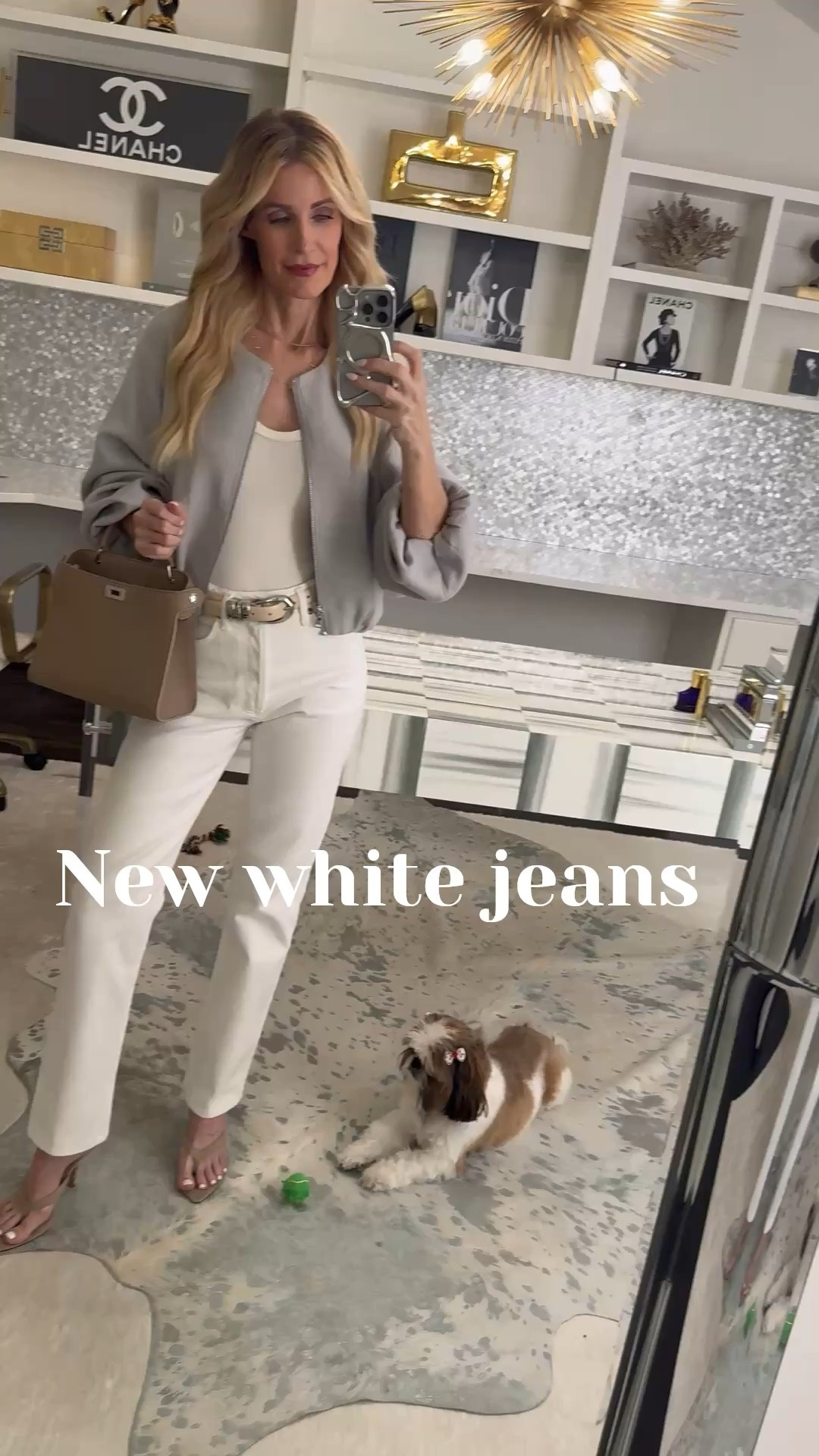 Another spring favorite! ☀️

Loving these Agolde white jeans — high-waisted, straight-leg with a relaxed, slouchy fit. Paired them with this gray cropped bomber jacket (currently on sale, well under $100) for a chic, effortless look. Extra small in the jacket, 24 in the jeans.

So comfy, so easy, and perfect for spring layering! 



#LTKootd #LTKOver40 #LTKdayinmylife