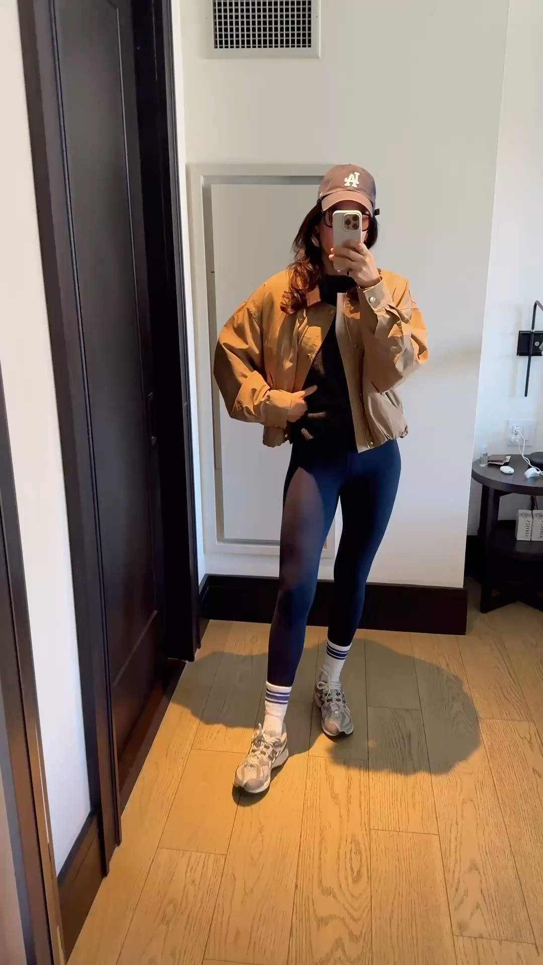 POV: packed my workout set… but ended up at coffee instead ☕️

Usually I’m so good about staying on track during trips, but this one has been nonstop and I just want to enjoy the city. Luckily I’m staying steps away from Seven Grand so my “morning workout” has turned into a daily coffee run.

Wearing my favorite leggings (I literally own them in every color) — they have the best compression that holds everything in but still feel insanely comfortable. Layered with a cozy sweater and my new bubble-style barn jacket because it’s actually chilly in the mornings.

#LTKgrwm #LTKActive #LTKfitnessgoals