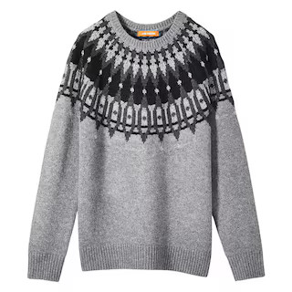 Joe Fresh Metallic Fair Isle Sweater | Joe Fresh
