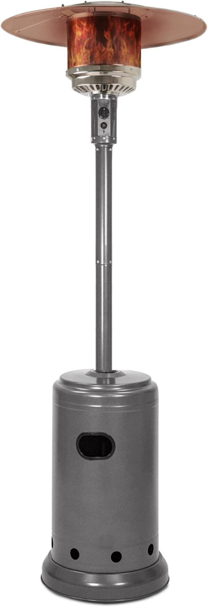Amazon Basics 46,000 BTU Portable Outdoor Propane Patio Heater with Wheels, Commercial & Resident... | Amazon (US)