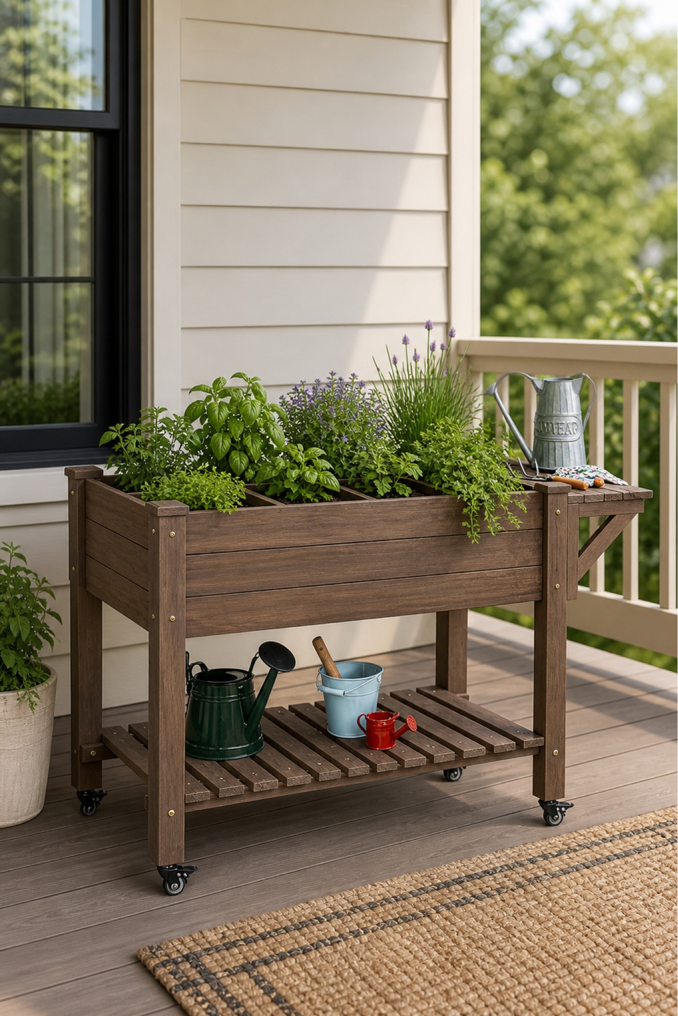 Love this raised planter. I might grab it for our back porch perfect for herbs and other small vegetables.

#LTKSeasonal #LTKHome #LTKSaleAlert