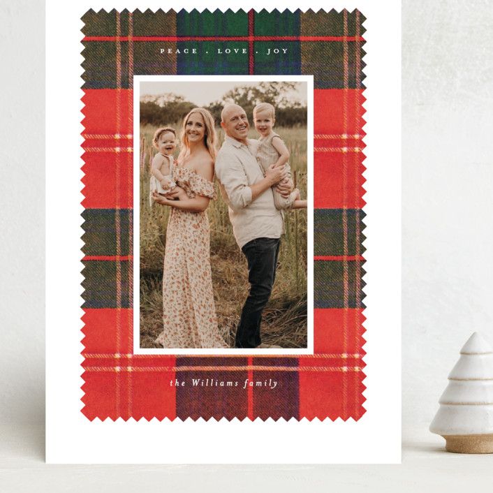 "Warm & Fuzzy" - Customizable Grand Holiday Cards in Red by Caitlin Considine. | Minted