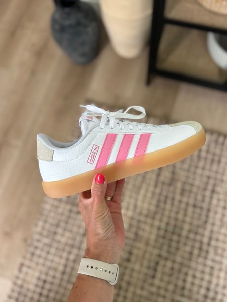 Ah look what came today!! My fav adidas are now in pink! So comfy and better price than adidas sombas!

#LTKStyleTip #LTKShoeCrush #LTKFindsUnder100