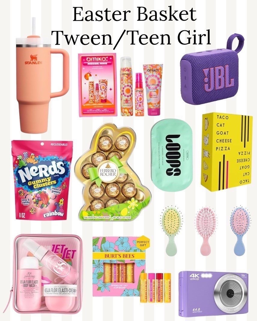 Amazon Easter basket ideas for tween and teen girls | Amazon Easter basket | Gift ideas for girls | Easter gift ideas for teenagers

#giftideas
#LTKFamily



#LTKHome #LTKSeasonal #LTKKids