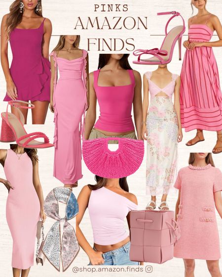 We’re not over our Barbie era! Link dresses, tops, and accessories from Amazon for spring and summer 2024.

#LTKitbag #LTKstyletip #LTKshoecrush