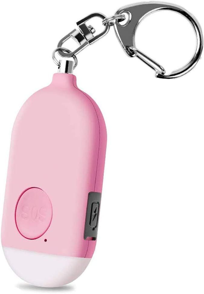 Safe Sound Personal Alarm - Evershop 130DB Rechargeable Alarm Keychains for Women Men Children El... | Amazon (US)