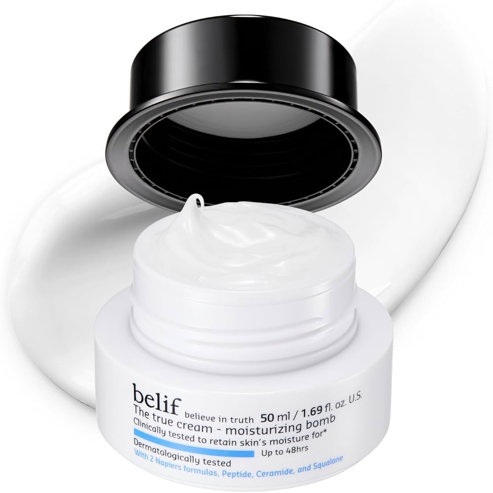 belif Moisturizing Bomb – Daily Ceramide Moisturizer with Peptide & Squalane, 48hr Hydration & ... | Amazon (US)