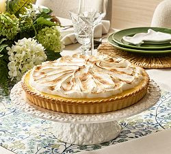 Floral Bunny Stoneware Cake Stand | Pottery Barn (US)