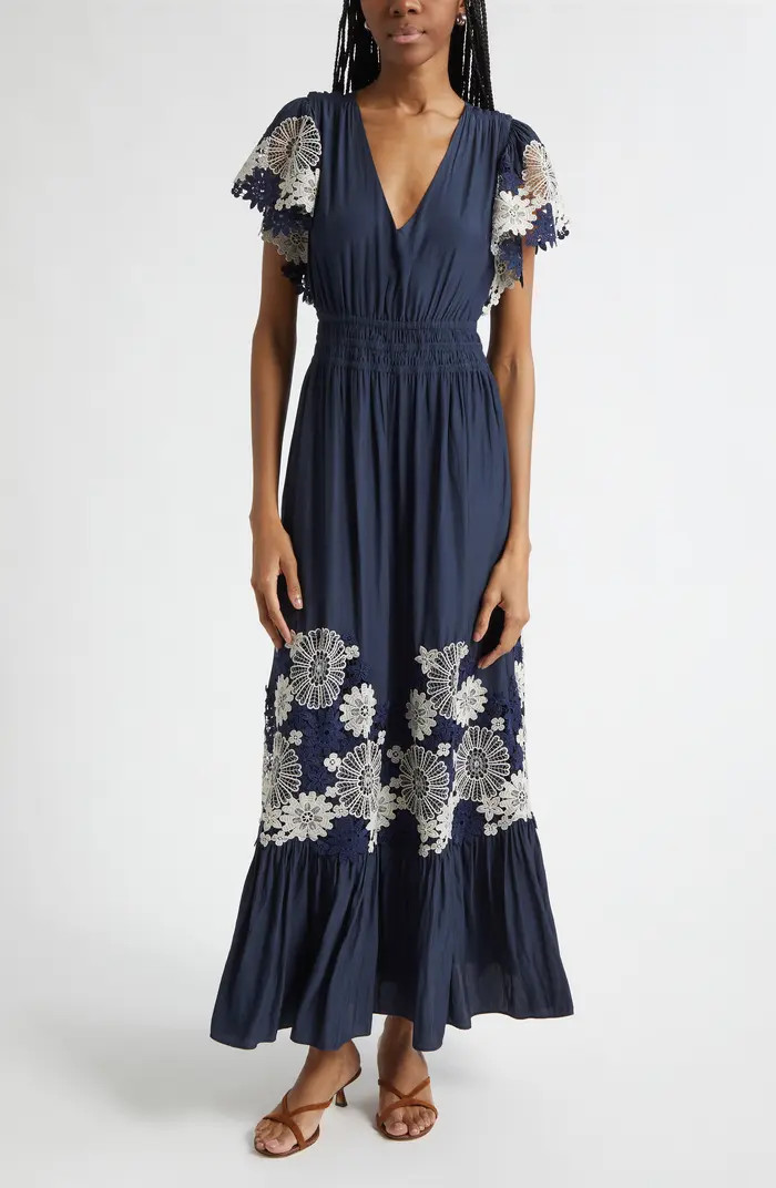 Georgie Lace Detail Maxi Dress | Nordstrom