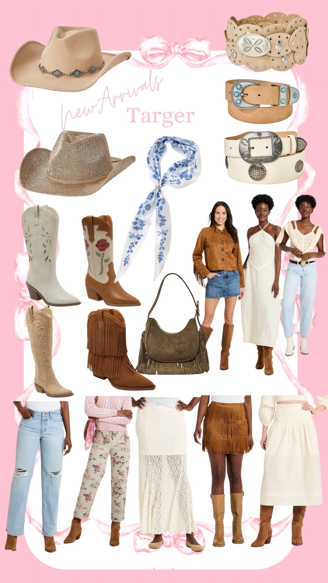 Target western edit,, rodeo outfits, cowboys boots, fringe, cowboy hat, scarf

#LTKgrwm #LTKootd