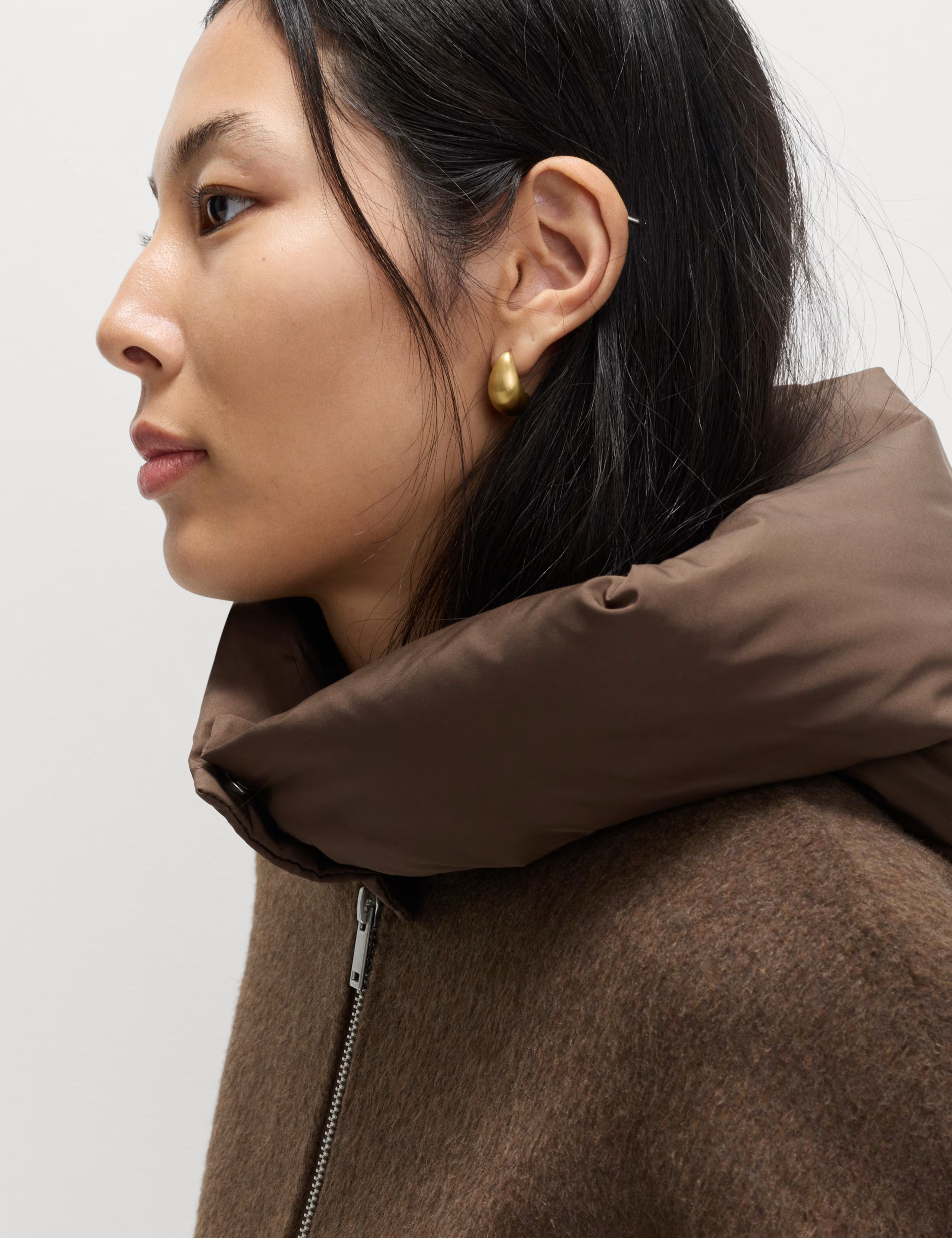 Wool Blend Textured Padded Hood Jacket | Marks & Spencer (UK)