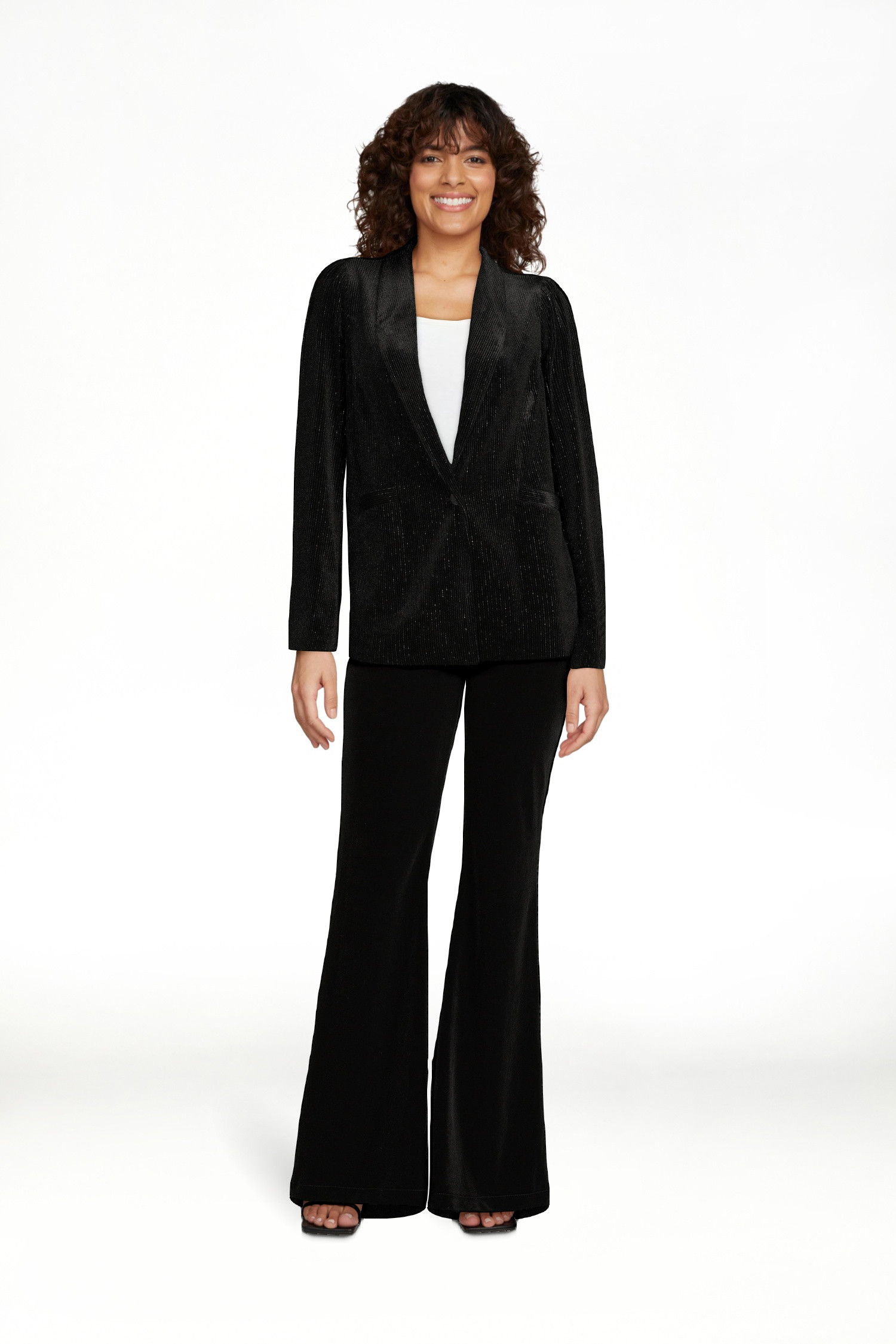 Sofia Jeans Women's Melissa Flare Velour Pants, 33.5" Inseam, Sizes XS-3XL | Walmart (US)