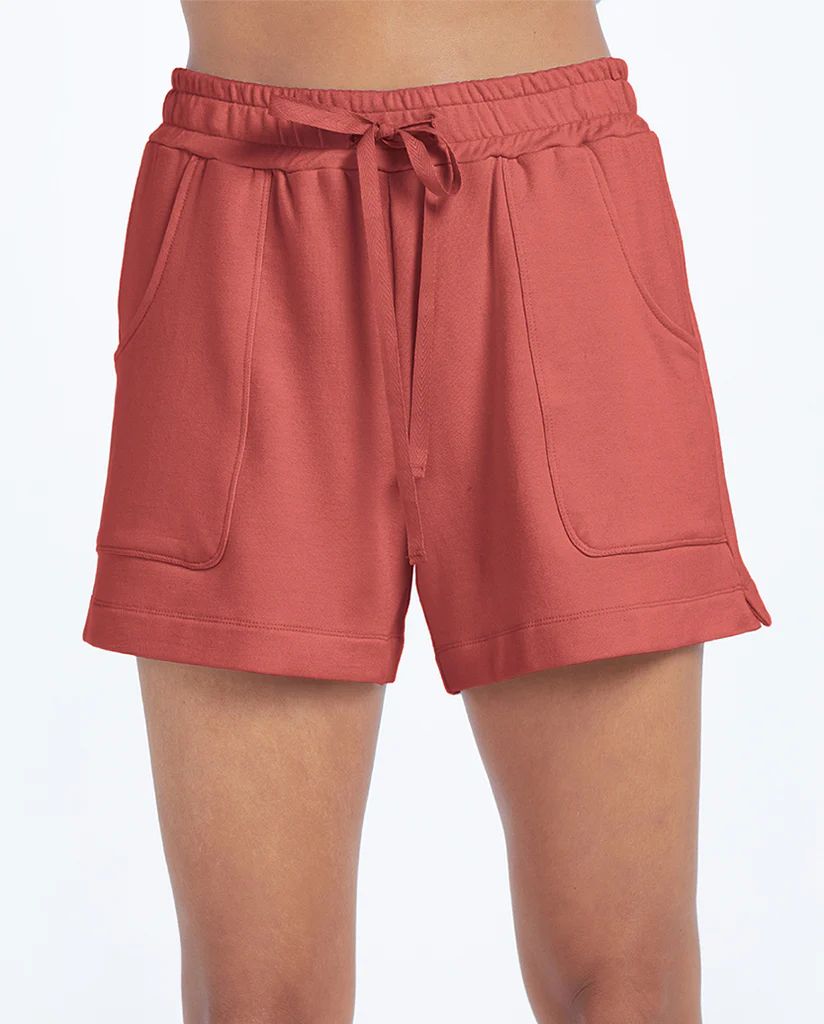 The Softest French Terry Lounge Shorts - Terracotta | SummerSalt