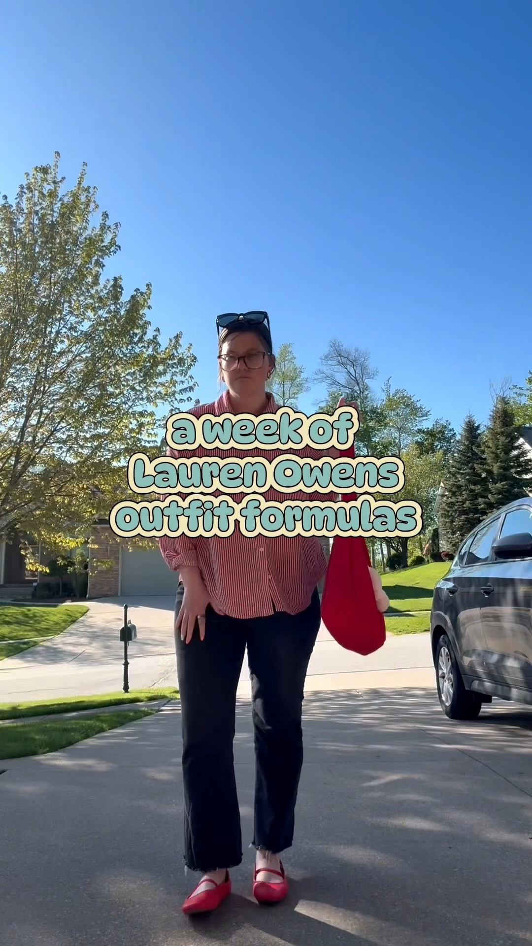 A week of work outfits inspired by @lauren_owens✨  ❤️

#LTKootd #LTKmomlife #LTKMidsize