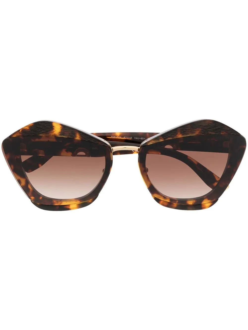 Miu Miu Eyewear Lunettes De Soleil à Monture Papillon - Farfetch | Farfetch Global